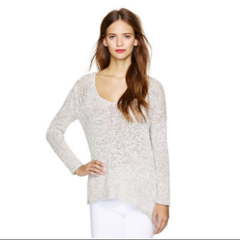 MAROON Talula Avenue A Knit Asymmetrical Sweater